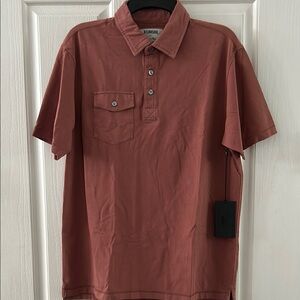 Linksoul Brown Polo Shirt Short Sleeve Casual